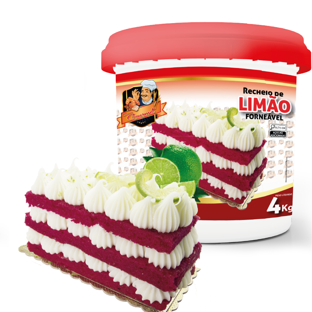 Recheio Forneável  de Limão - Balde 4kg