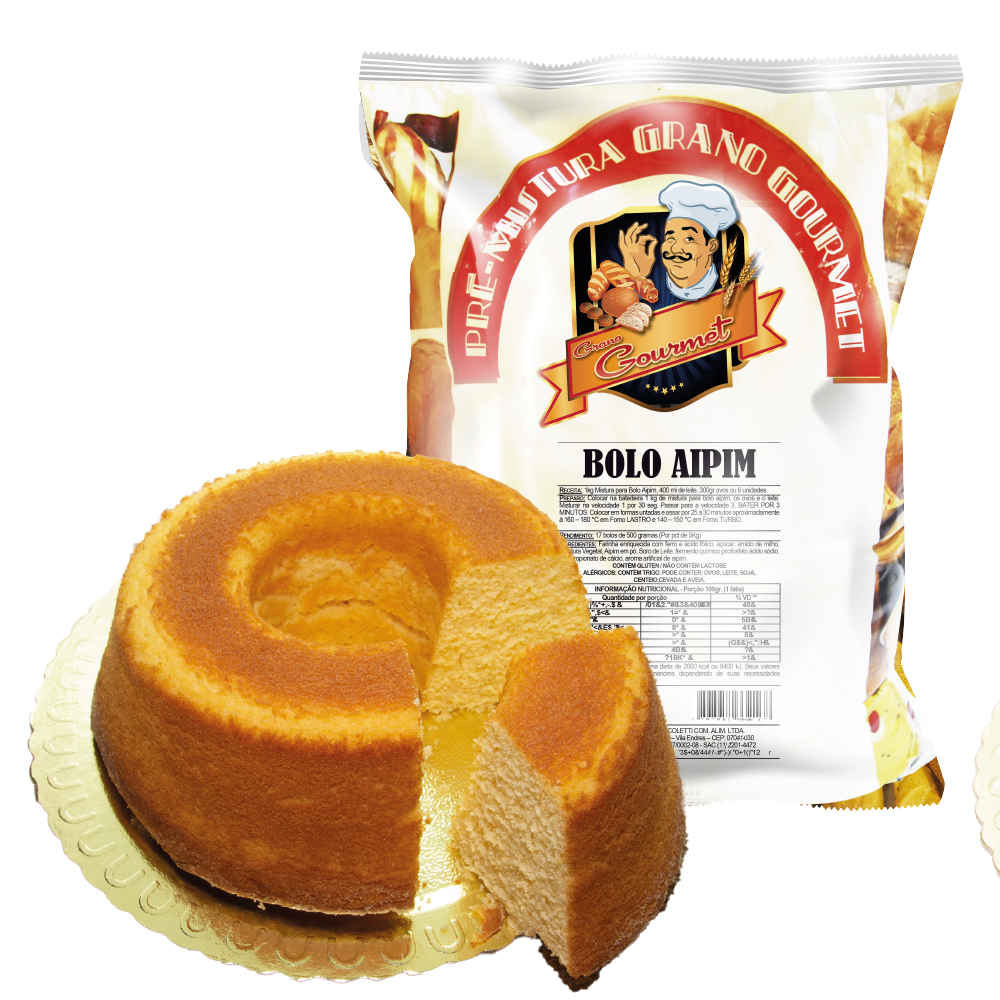 Bolo de Aipim - Pacote 5kg