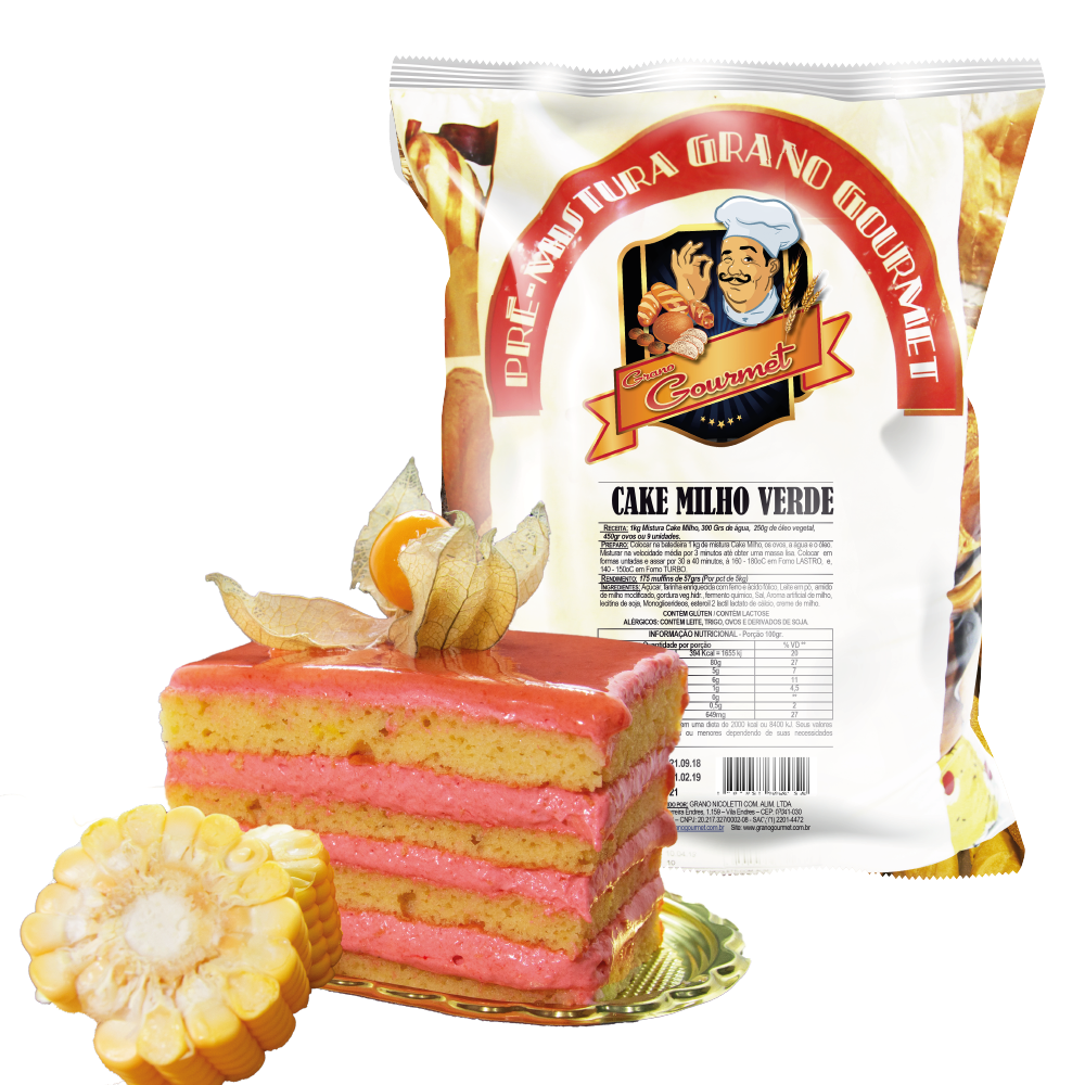 Cake Milho Verde - Pacote 5kg