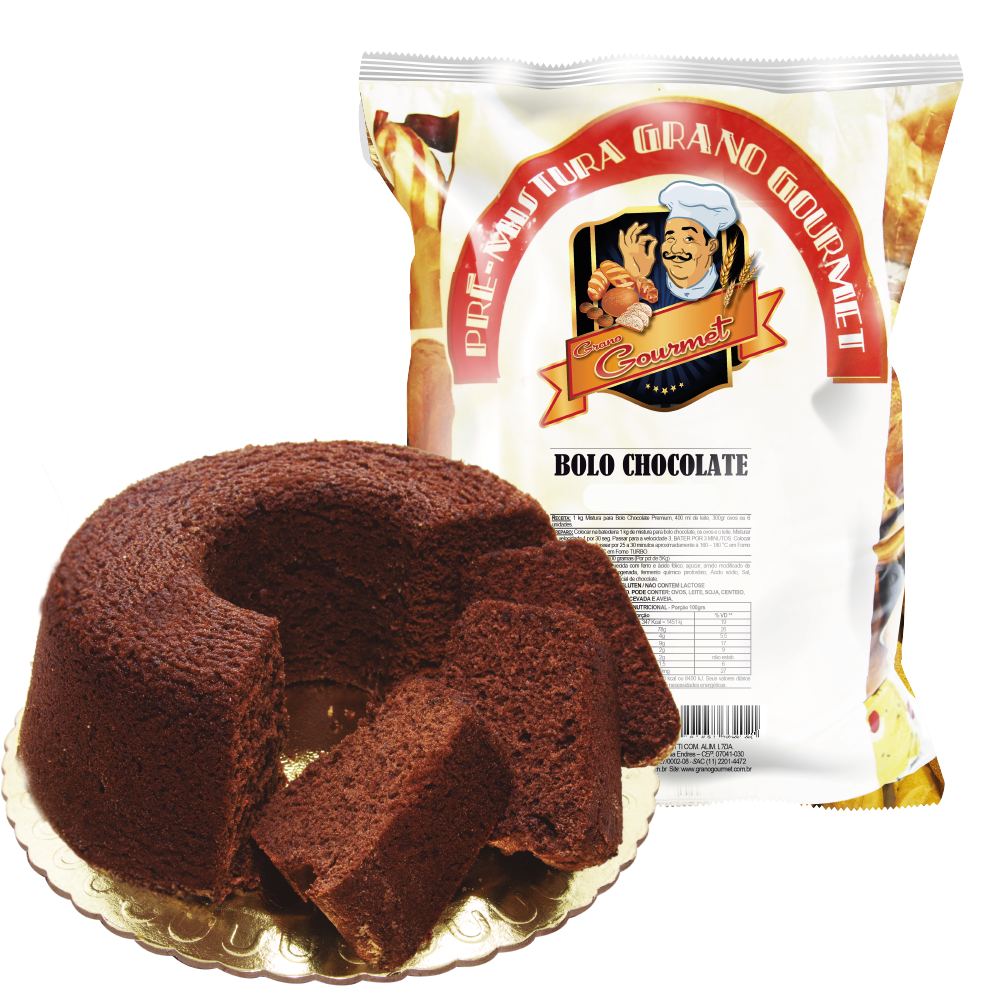 Bolo de Chocolate - Pacote 5kg