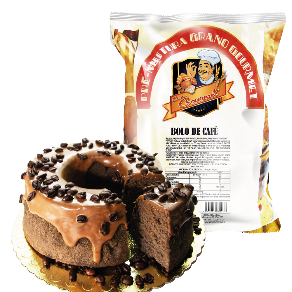 Bolo de Café - Pacote 5kg