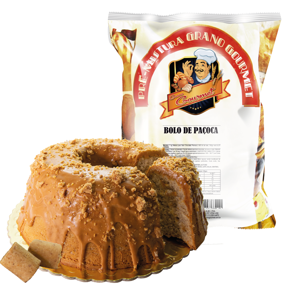 Bolo de Paçoca - Pacote 5kg