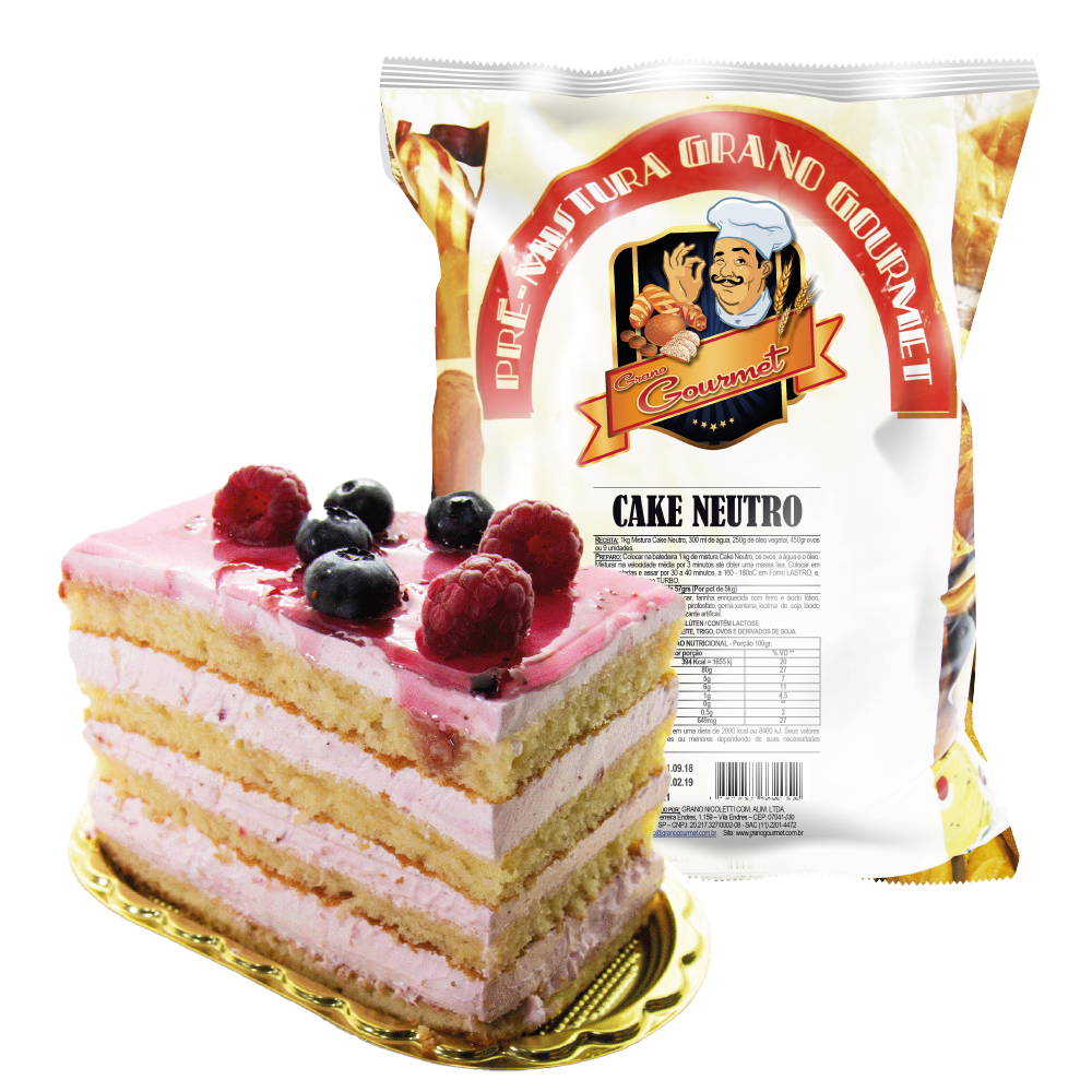 Cake Neutro - Pacote 5kg