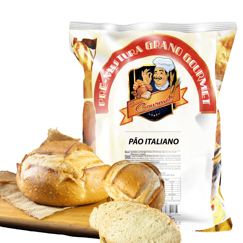 Pão Italiano - Pacote 5kg