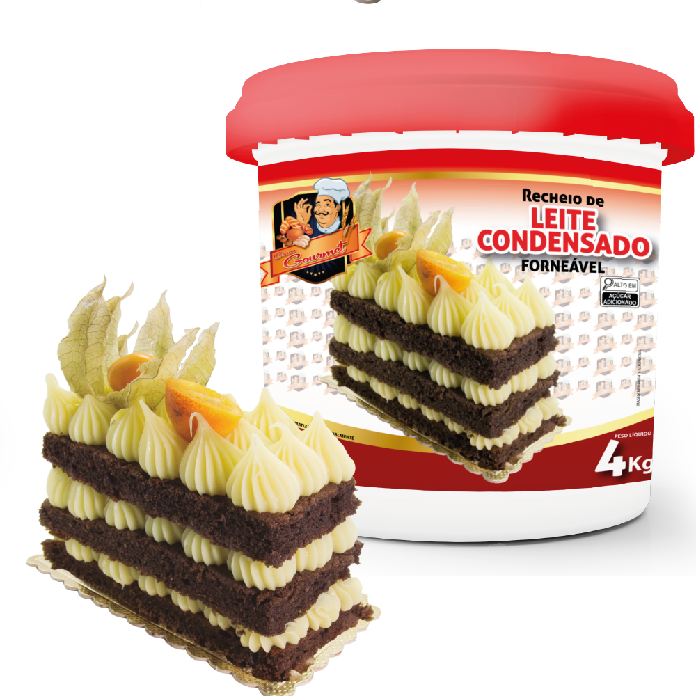 Recheio Forneável de Leite Condensado - Balde 4kg